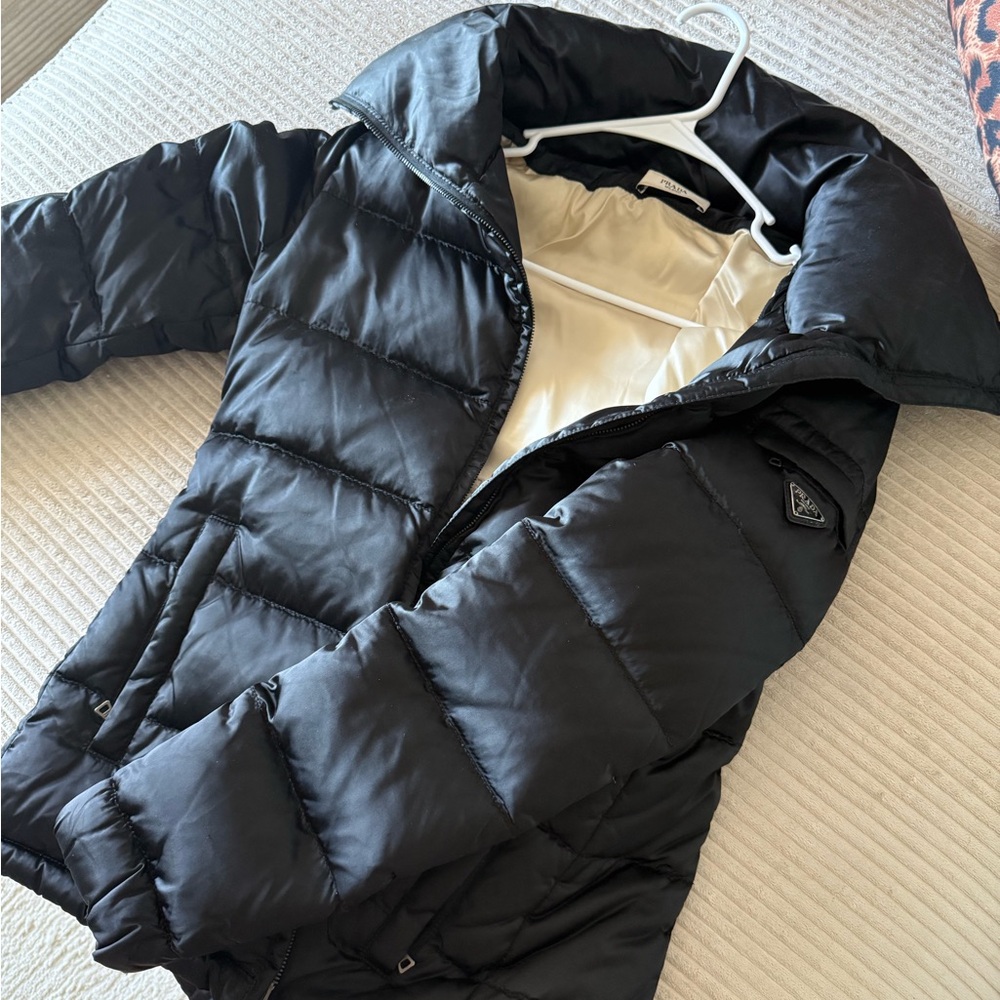 Prada Black Puffer Jacket